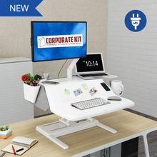 Load image into Gallery viewer, Electric Sit-Stand Workstation - Corporate Kit 