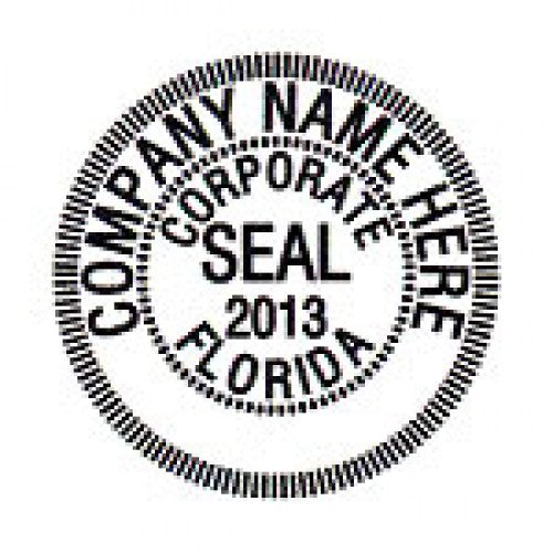 Custom LLC Seal Stamp - Standard Professional Seal - Simply Stamps